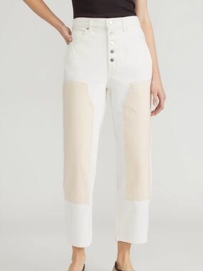Everlane Jeans - Straight Leg High Rise Button Fly THE PAINTER JEAN